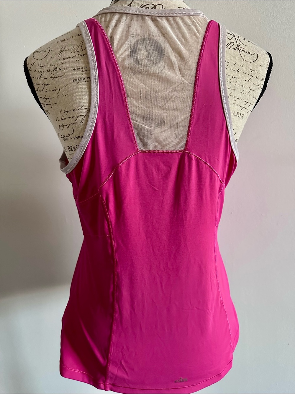 Pink Racerback Athletic Tank Top - Picture 2 of 13
